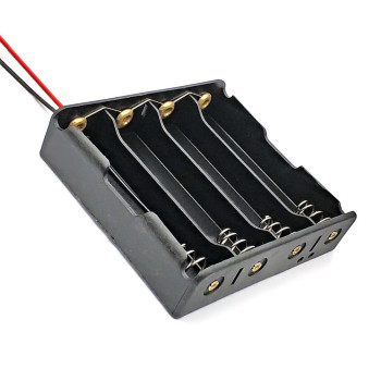 18650 2 Wire 4x Battery Box Parallel