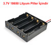 18650 2 Wire 4x Battery Box Parallel