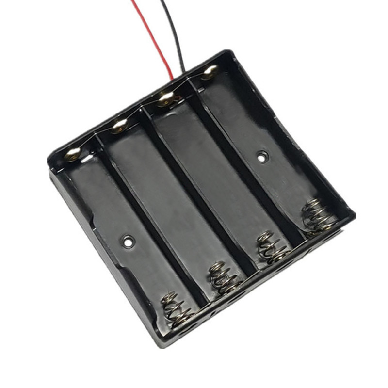 18650 2 Wire 4x Battery Box Parallel