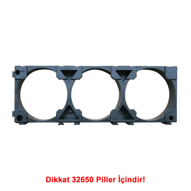 32650 Pil Tutucu 3x