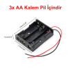3-Slot AA Battery Holder