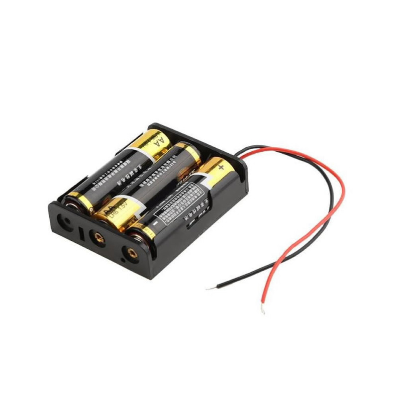 3-Slot AA Battery Holder