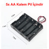 5x AA Battery Holder