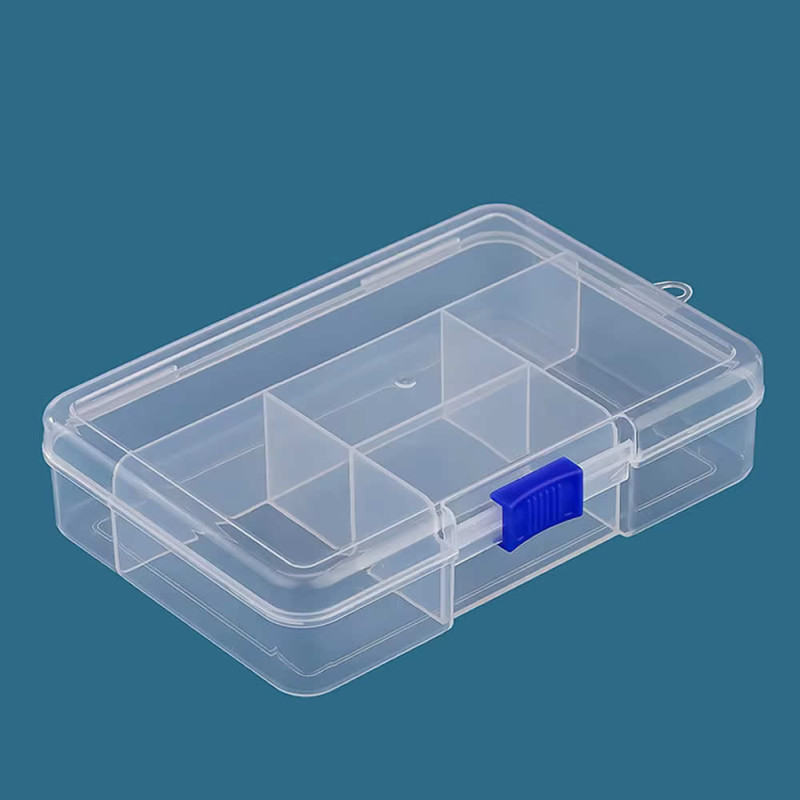 Plastic Component Box 140x95mm 5 Compartments