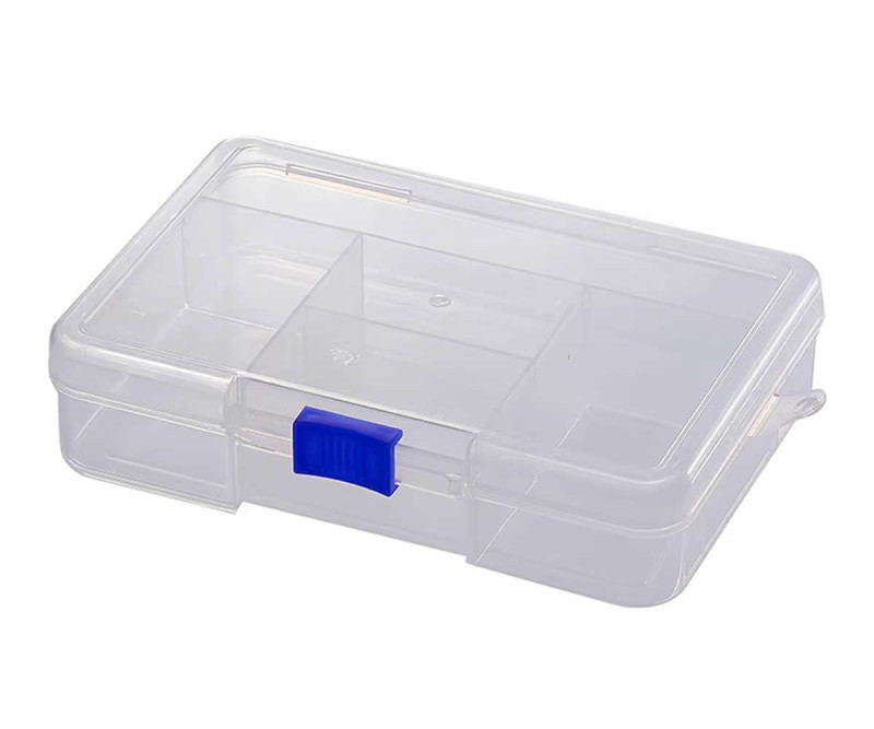 Plastic Component Box 140x95mm 5 Compartments
