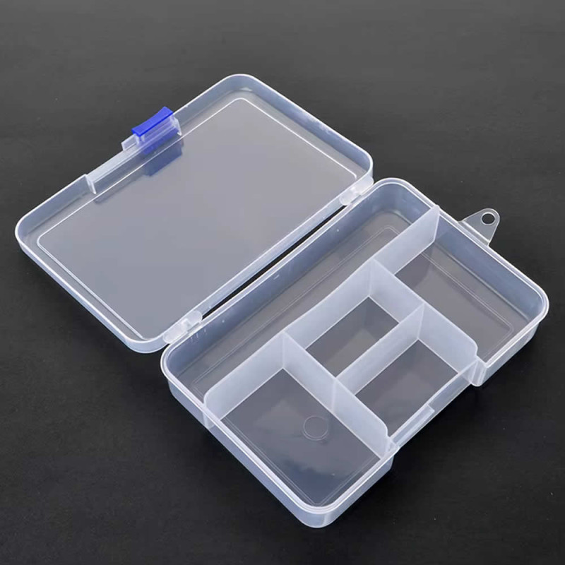 Plastic Component Box 140x95mm 5 Compartments