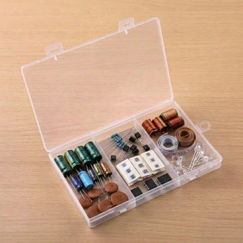Plastic Component Box 180x115mm 3 Compartments