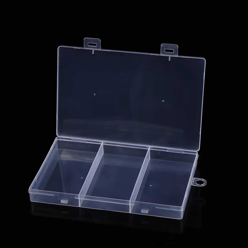 Plastic Component Box 180x115mm 3 Compartments