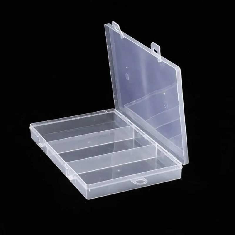 Plastic Component Box 180x115mm 3 Compartments