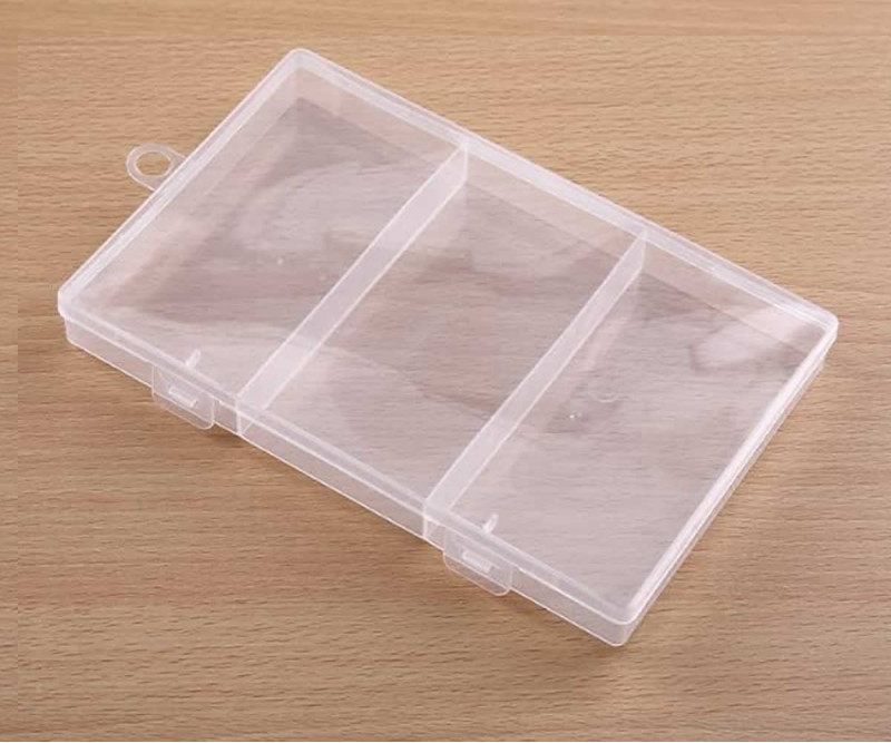 Plastic Component Box 180x115mm 3 Compartments
