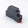 Rail Type Box 24 x 59 x 88mm Black