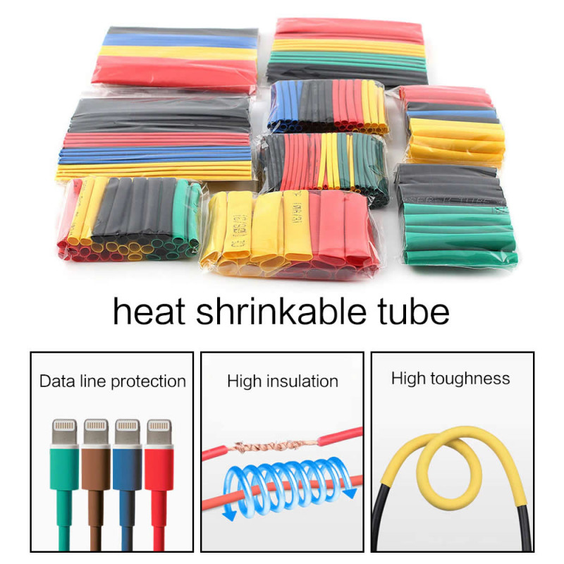 164 Piece Heat Shrink Tubing Set