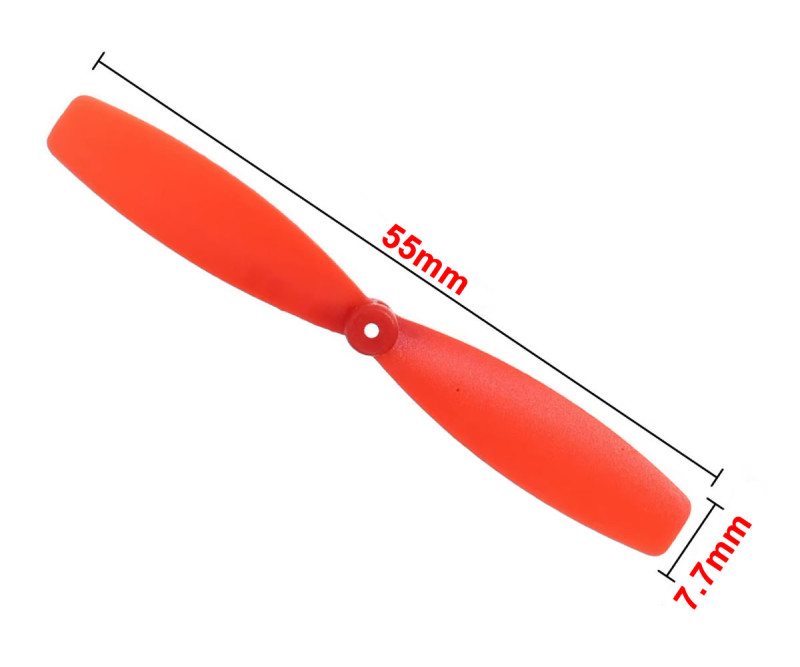 55mm Propeller 1 Pair Red