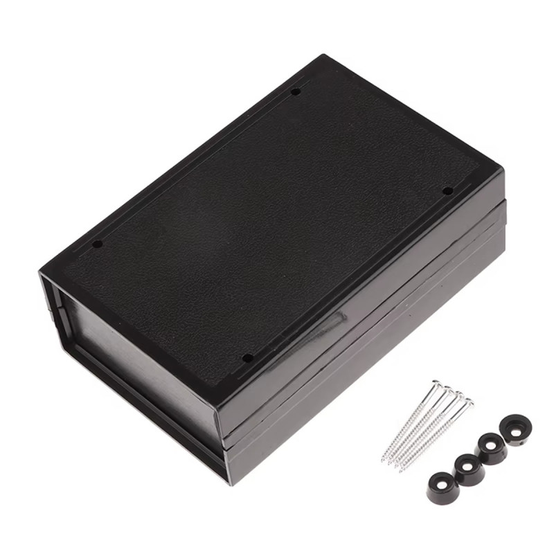 150x100x50mm Plastic Project Box Black