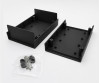 150x100x50mm Plastic Project Box Black