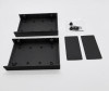 150x100x50mm Plastic Project Box Black