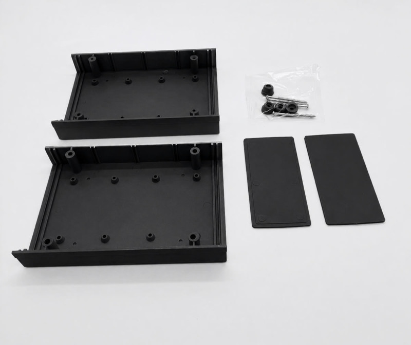 150x100x50mm Plastic Project Box Black