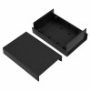 150x100x50mm Plastic Project Box Black