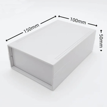 150x100x50mm Plastic Project Box White