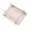 150x100x50mm Plastic Project Box White