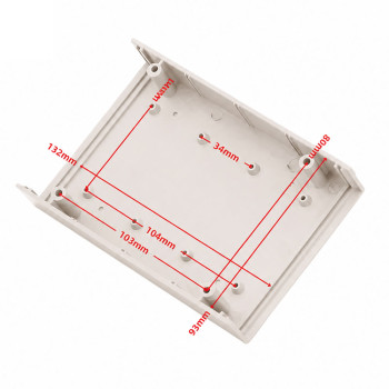 150x100x50mm Plastic Project Box White