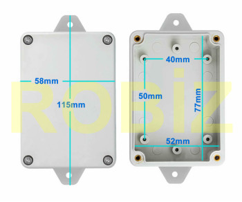 83x58x33mm Waterproof Project Box