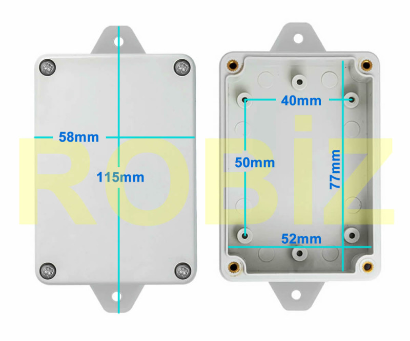 83x58x33mm Su Geçirmez Proje Kutusu