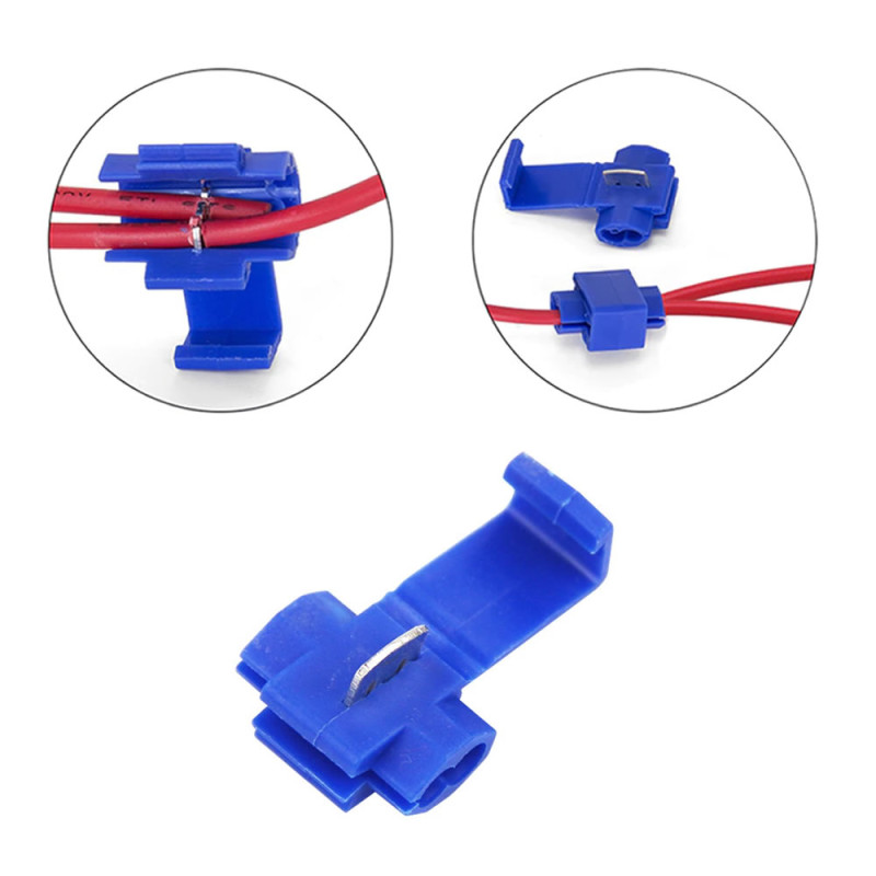 Locking Scotch Wire Connector Blue