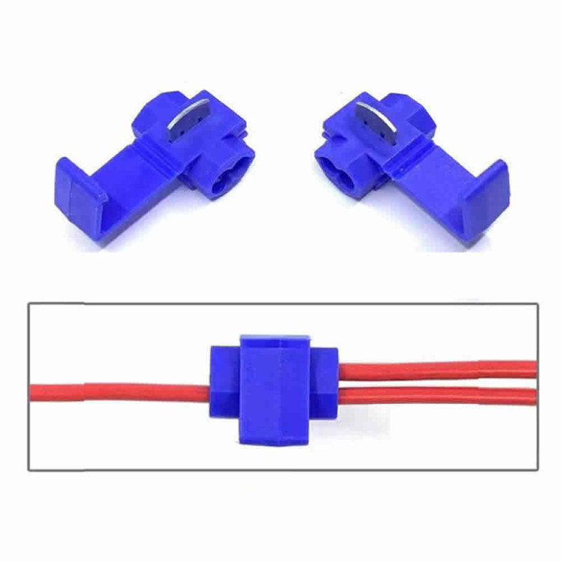 Locking Scotch Wire Connector Blue