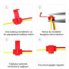 Locking Scotch Cable Connector Red