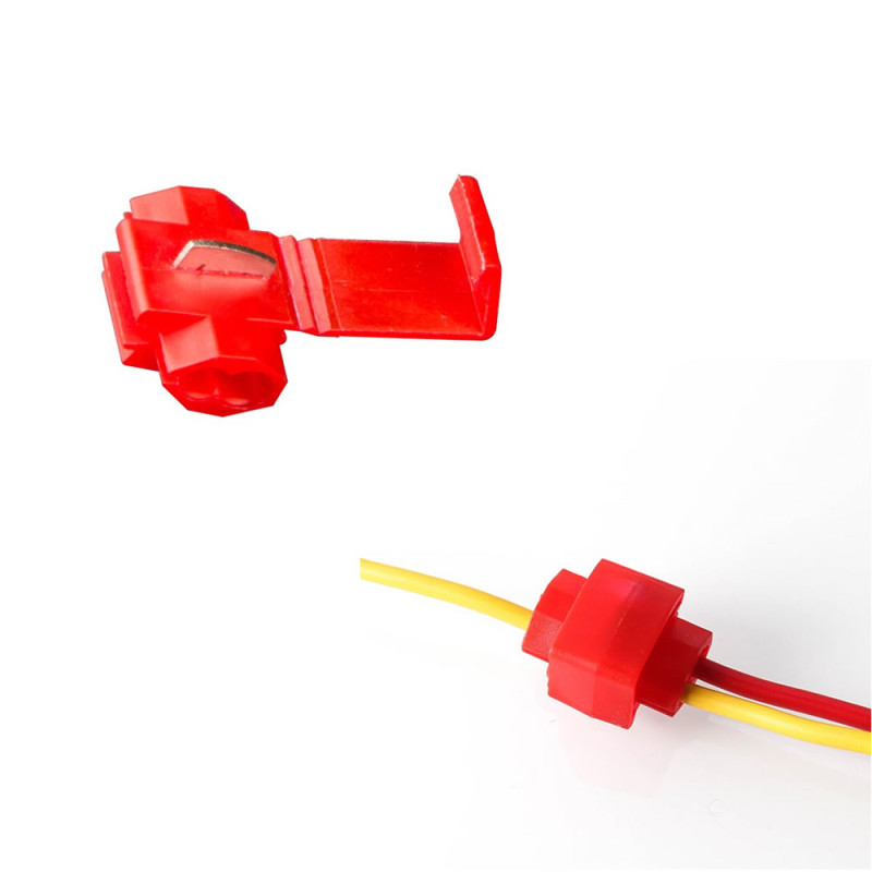 Locking Scotch Cable Connector Red