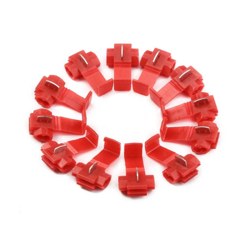 Locking Scotch Cable Connector Red