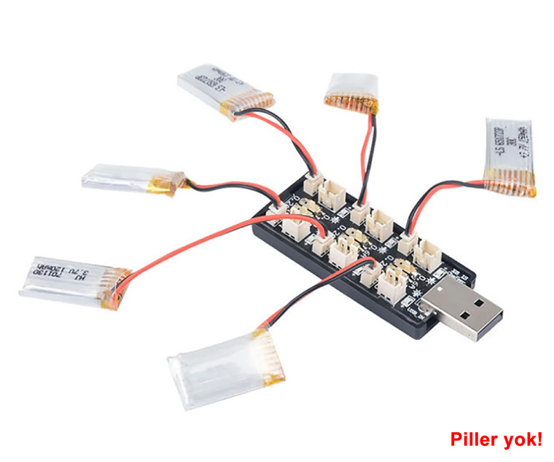 6 Channel 3.7V Battery Charger Board