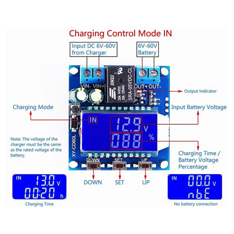 CD60L Battery Charge Discharge Control Board