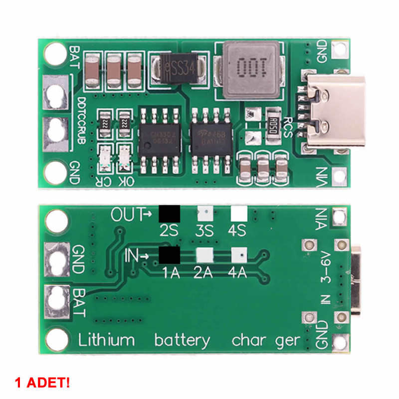 2S 1A Lithium Battery Charger Cn330x