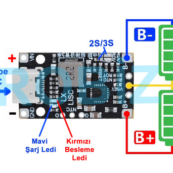 2S IP2326 Lithium Battery Charging Circuit