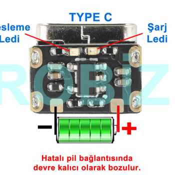 Mini Li-ion Battery Charging Module Type C