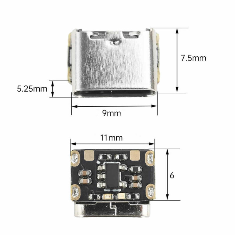 Mini Li-ion Battery Charging Module Type C