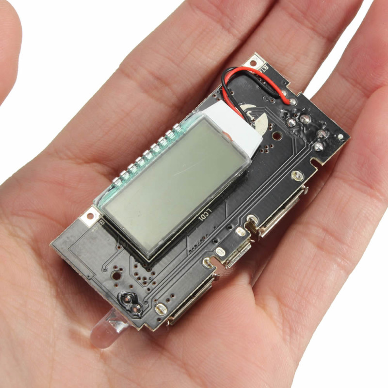 Powerbank 5V 2A With Screen Black