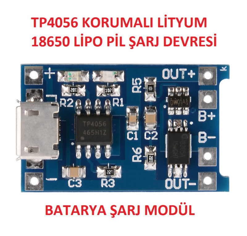 TP4056 Module Micro Usb