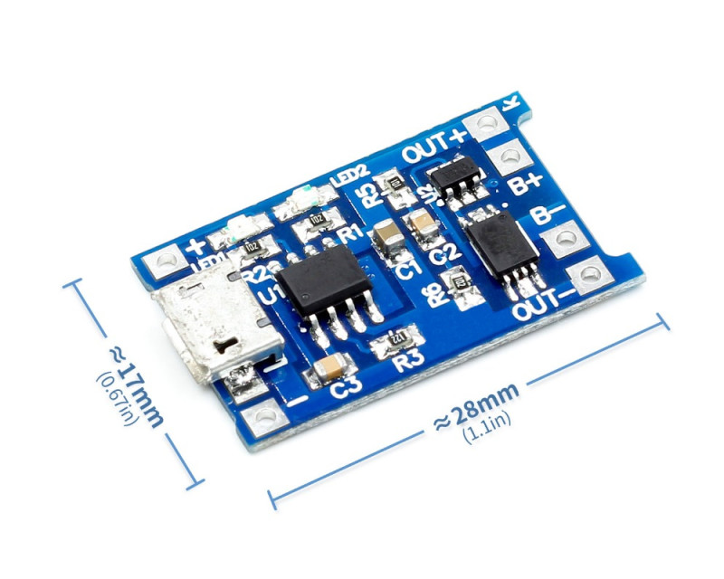 TP4056 Module Micro Usb