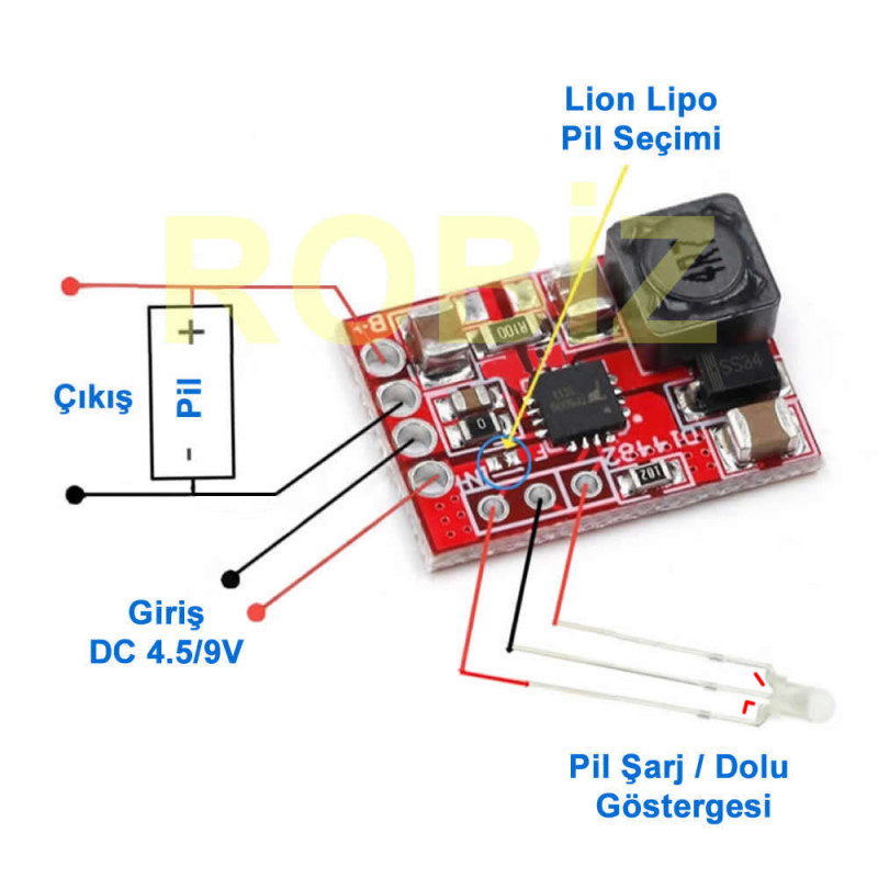 TP5000 2A Battery Charging Module