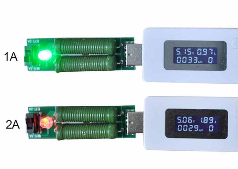 Usb Electronic Load 2x10w