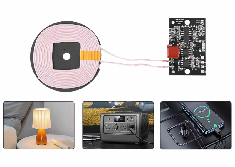 12V 15W Kablosuz Şarj Modülü HCX-20-D23