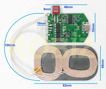Wireless Charging Module Dual Coil 15W