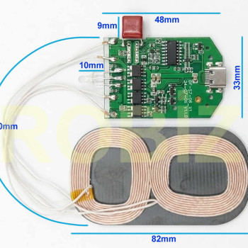 Wireless Charging Module Dual Coil 15W