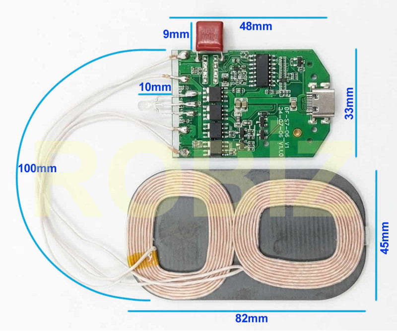 Wireless Charging Module Dual Coil 15W