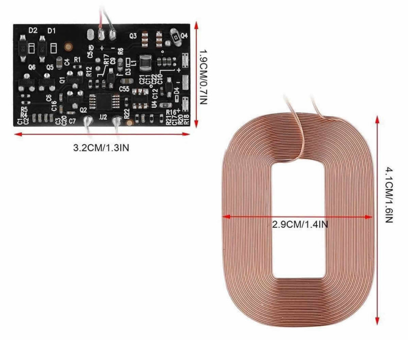 Wireless Charging Receiver Module 5V 1A