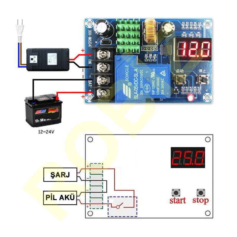 XH-M604 Battery Charge Control Module