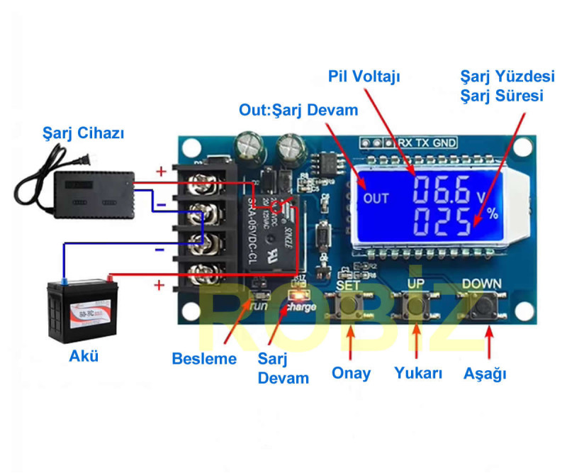 XY-L10A Battery Charge Control Board